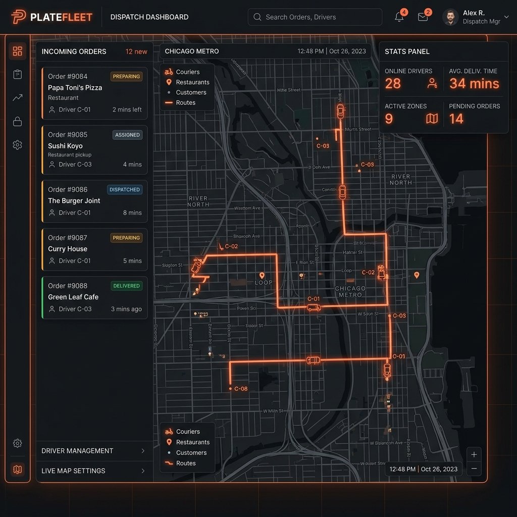 PlateFleet Dashboard