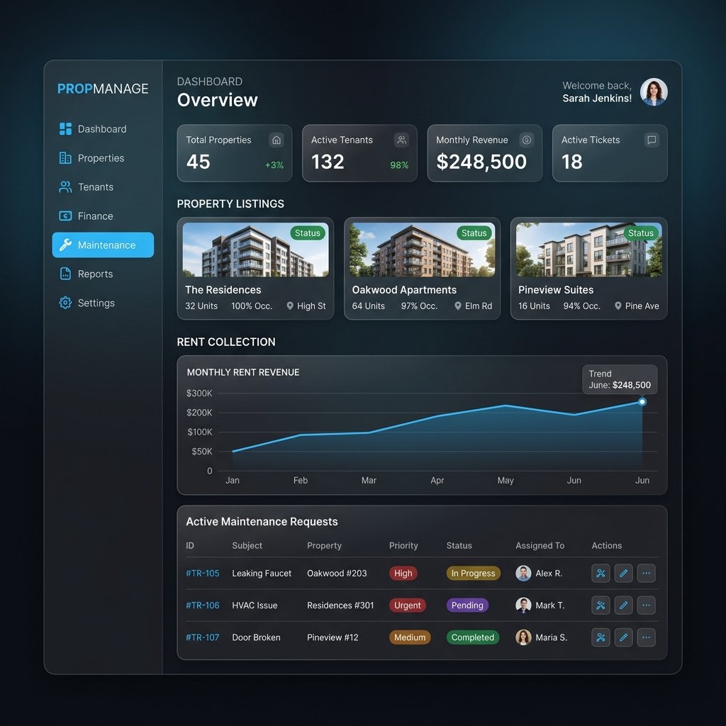 RentFlow Dashboard